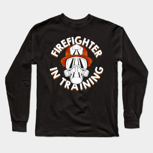 Firefighter In Training Future Fireman Gift Long Sleeve T-Shirt